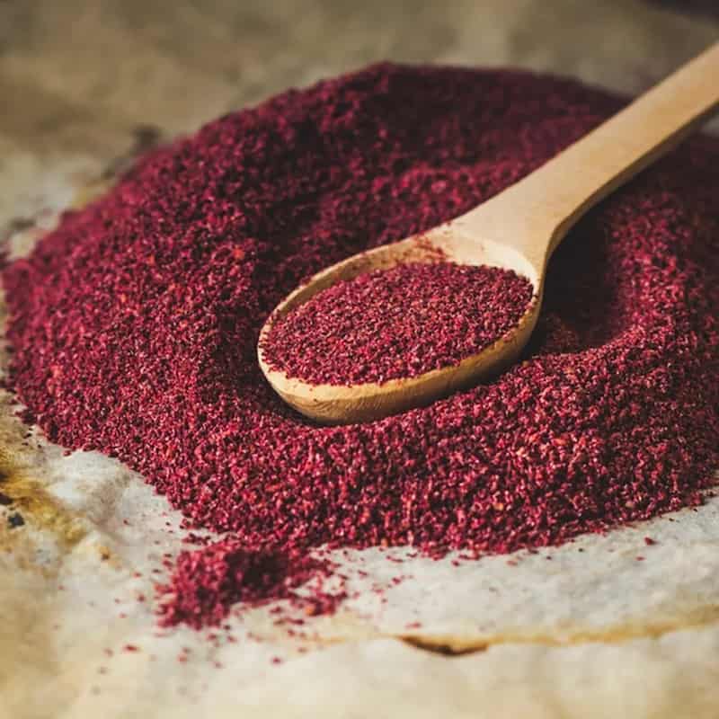 تصویر 1 از سماق گلستان پودر طبیعی خوش رنگ و معطر